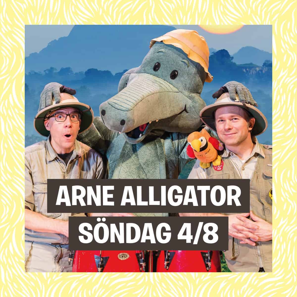 Arne Alligator & Djungeltrumman Parken Zoo